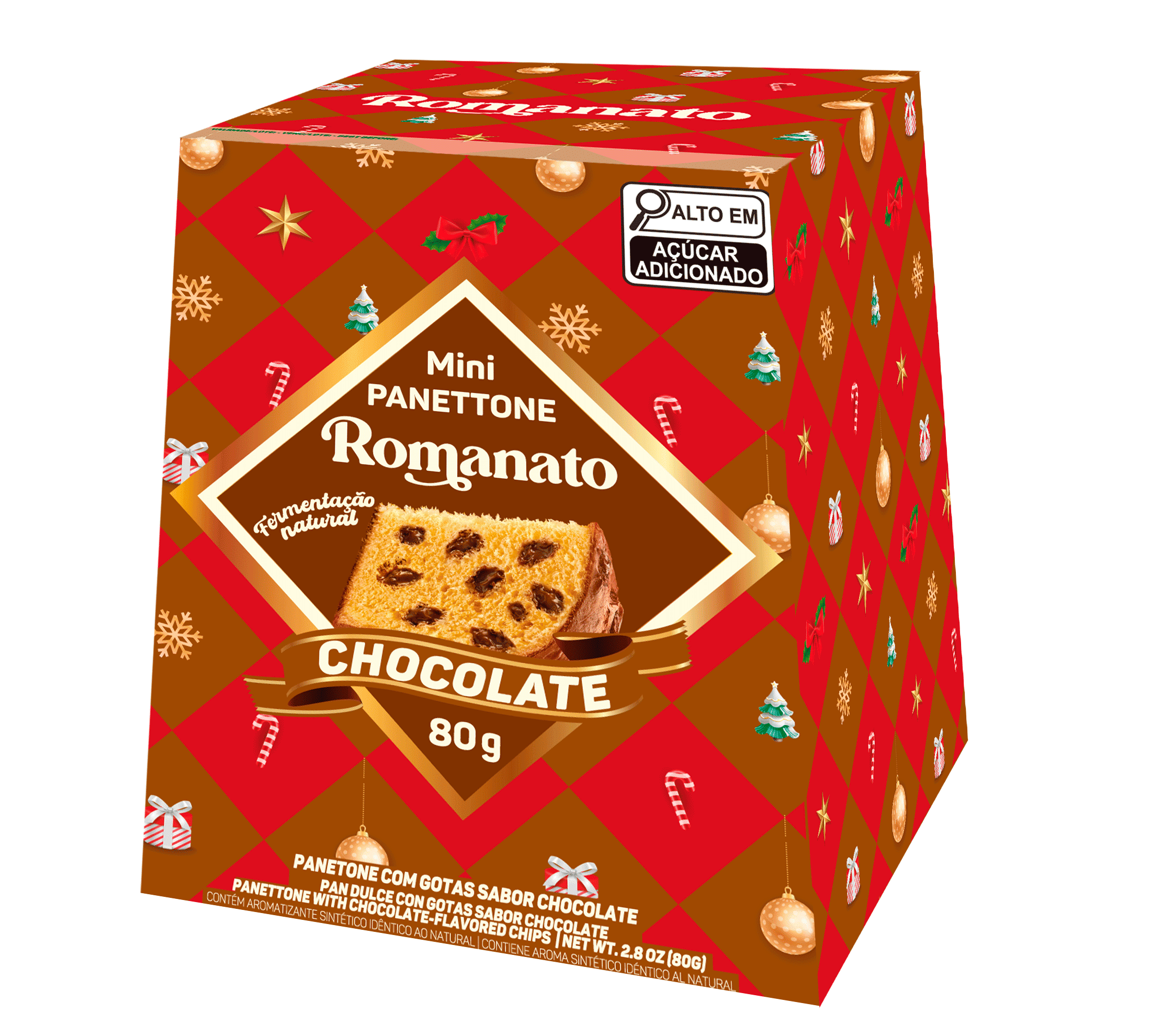 Panettone Chocolate Cx 80g