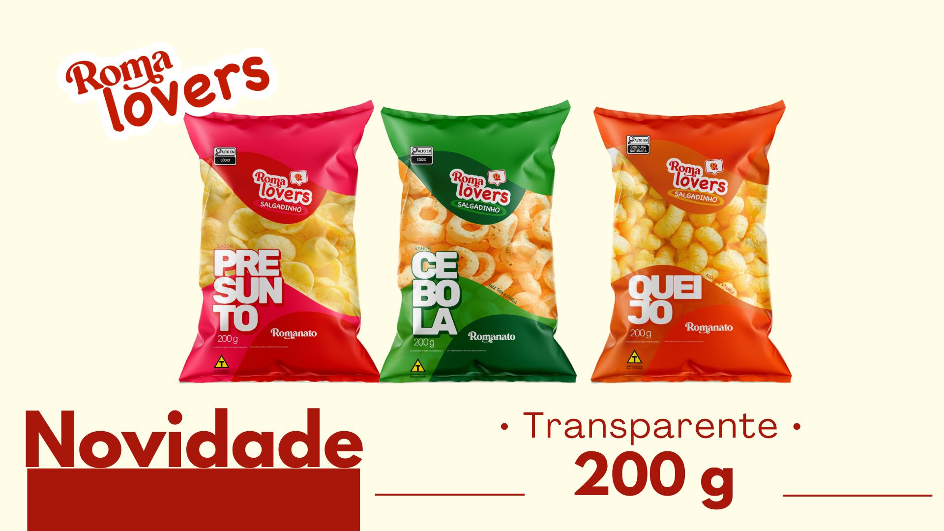 Salgadinhos para petisco