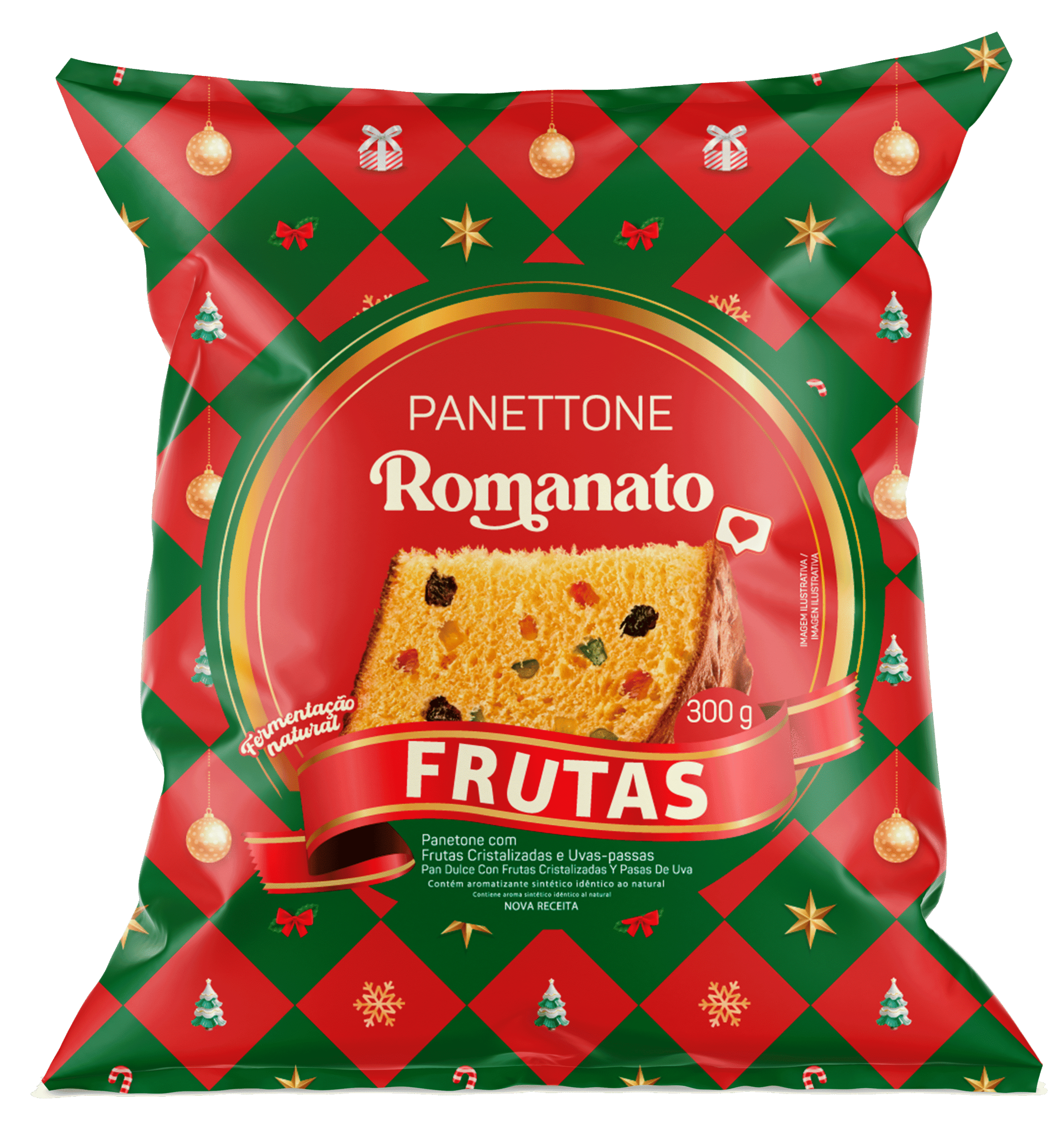 Panettone Flowpack Frutas 300g