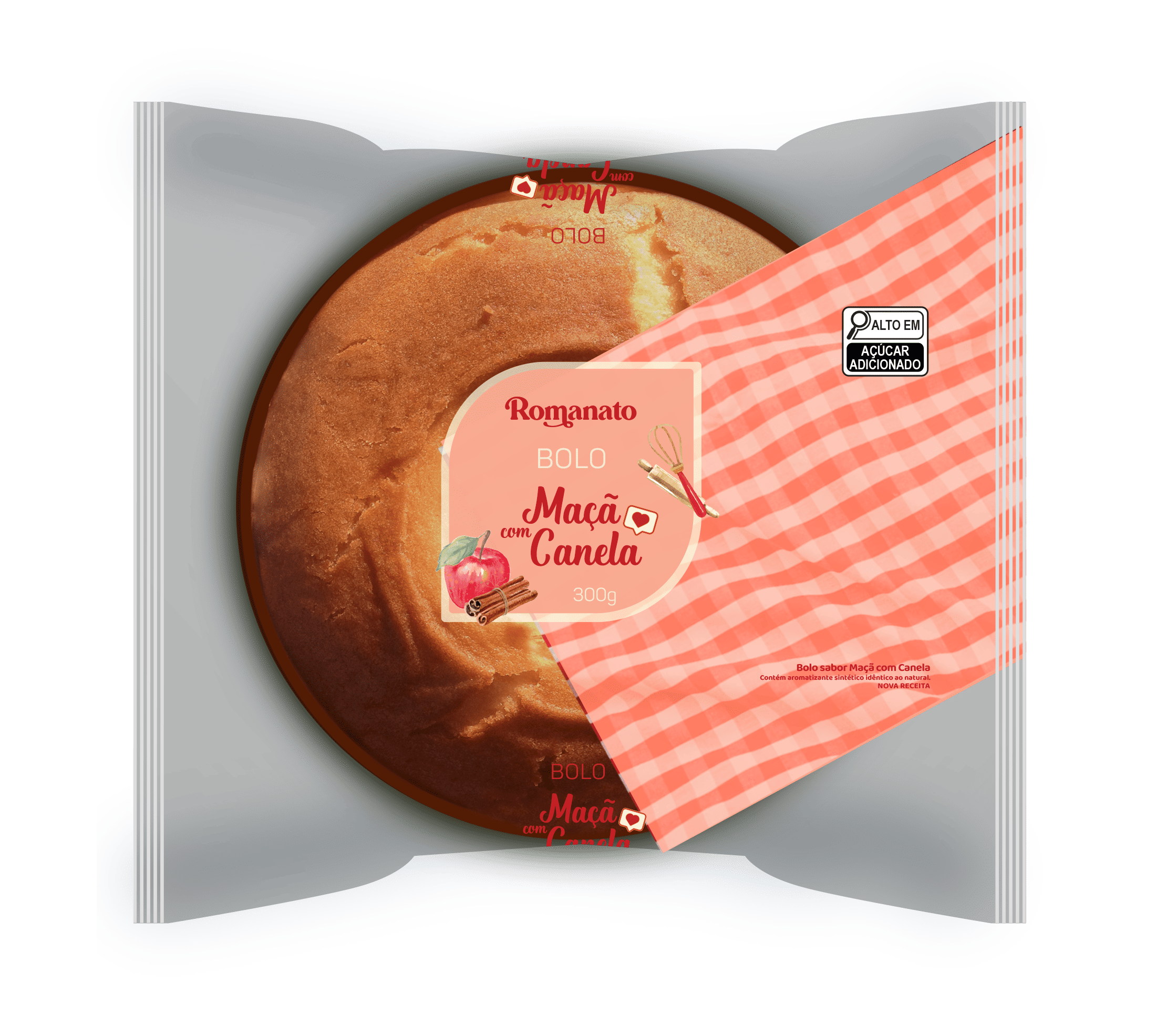 Bolo Maçã com Canela 300g