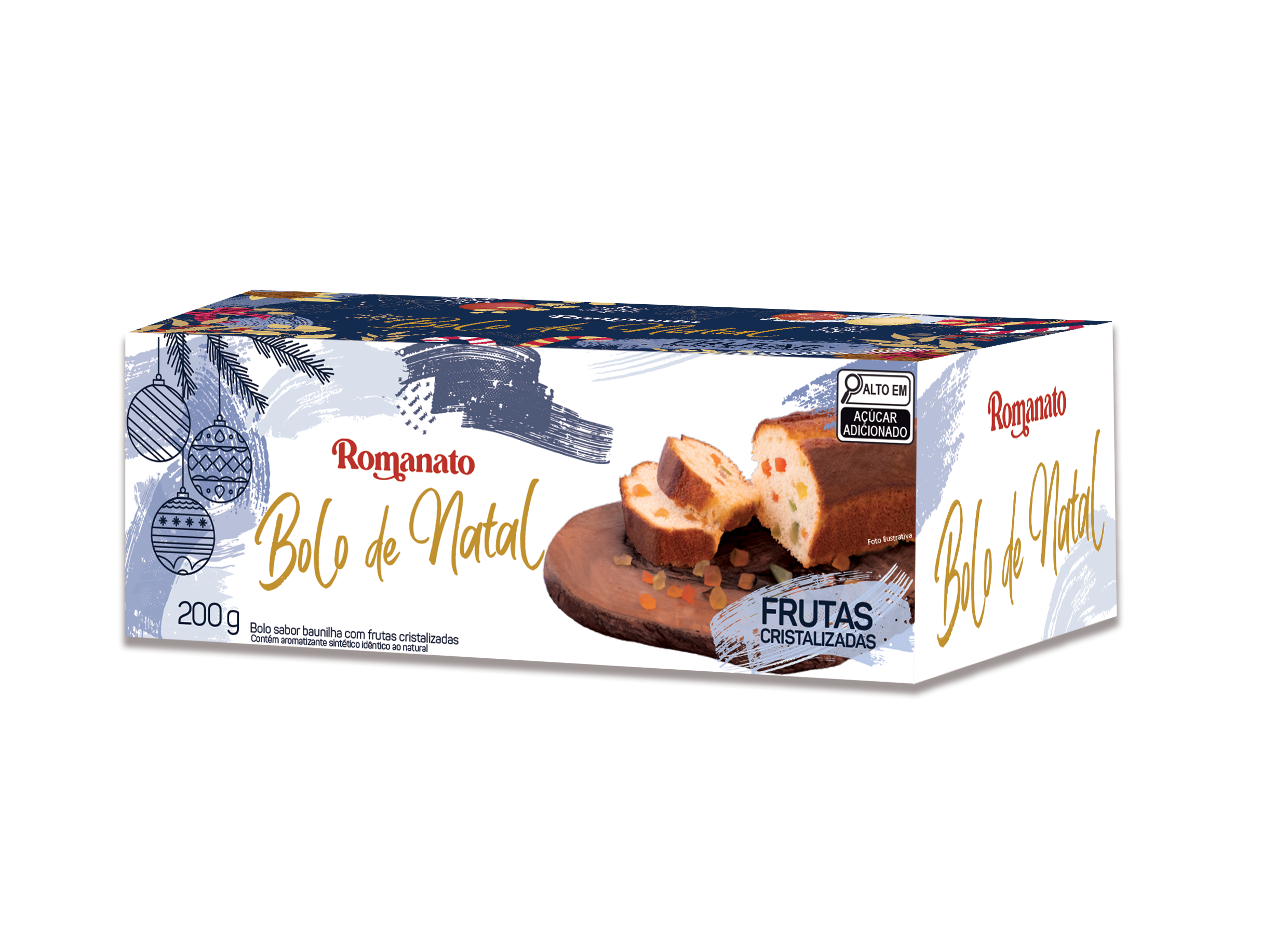 Bolo Natal Frutas 200g