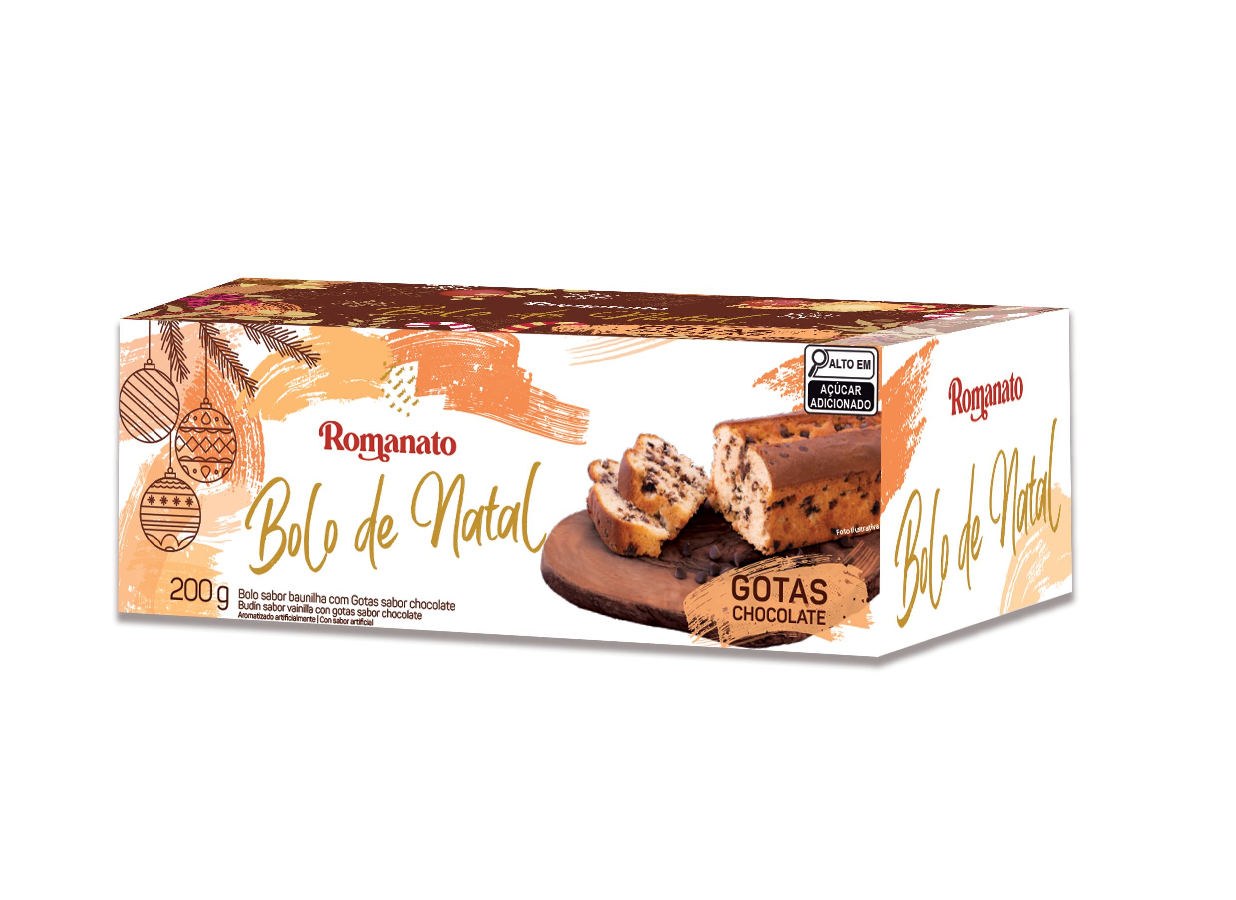 Bolo Natal Chocolate 200g