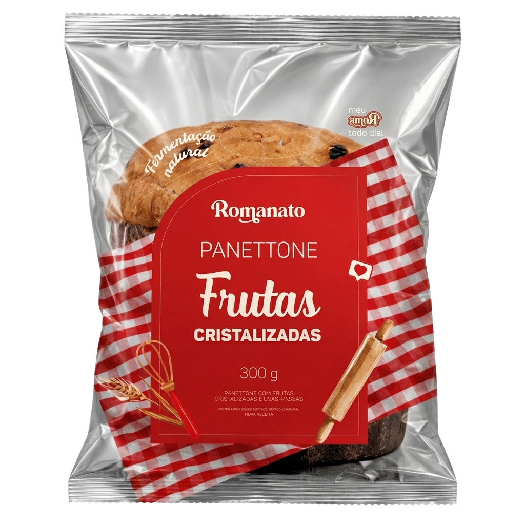 Panettone Frutas Ano Todo 300g