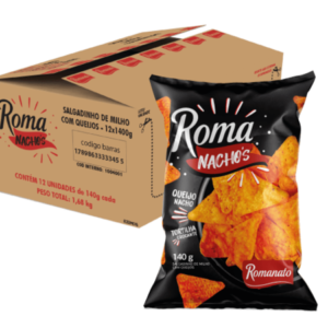 Caixa de Tortilhas Queijo Nacho 140g