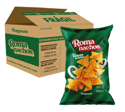 Caixa de Tortilhas Cebola e Salsa 300g