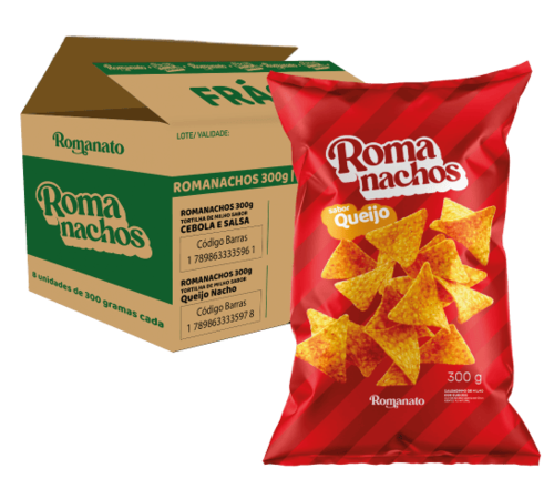 Caixa de Tortilhas Queijo Nacho 300g