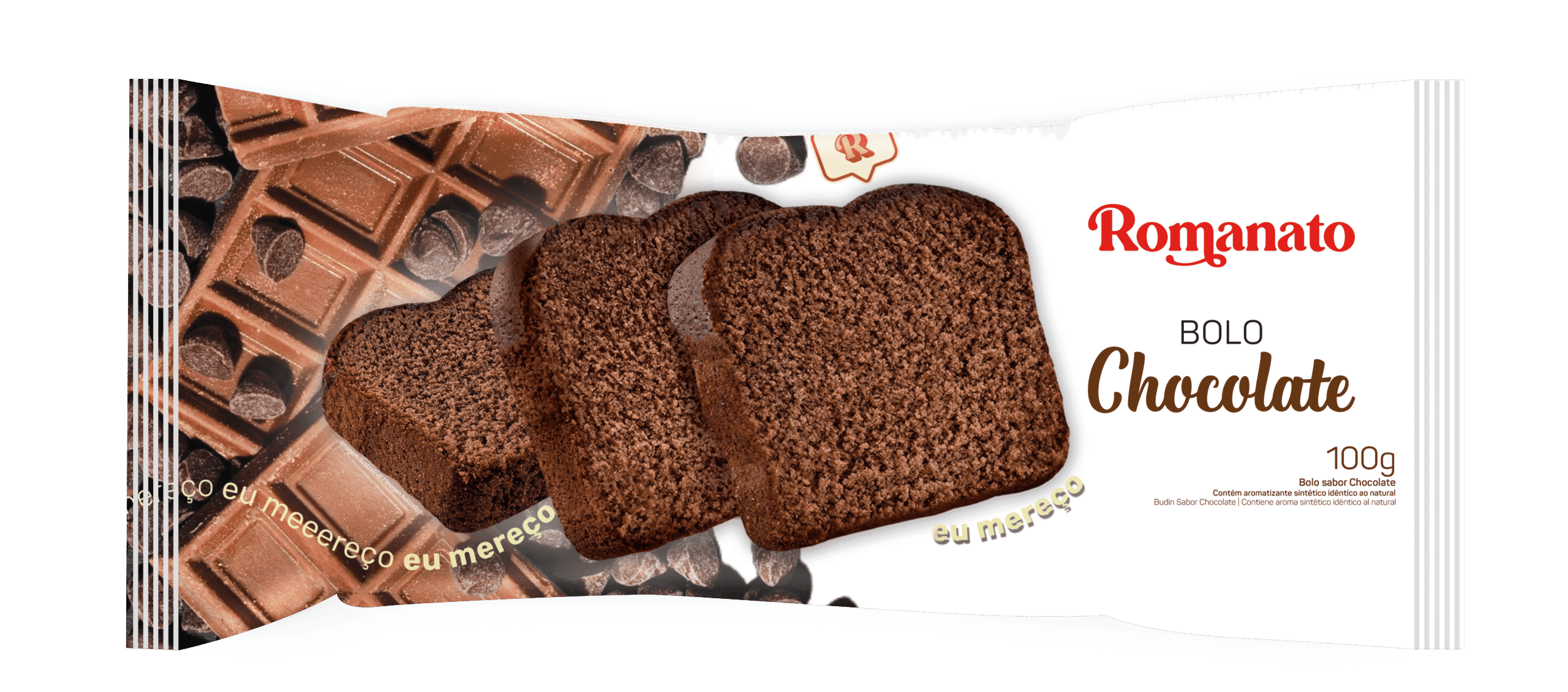 Bolo 100g Sabor Chocolate