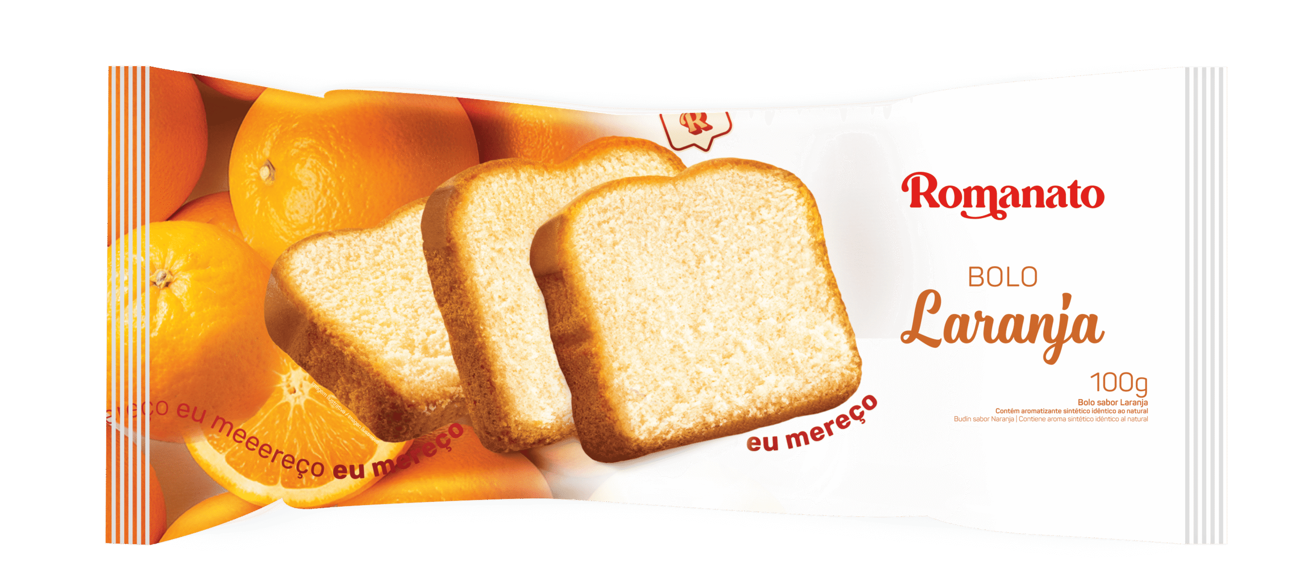Bolo 100g Sabor Laranja