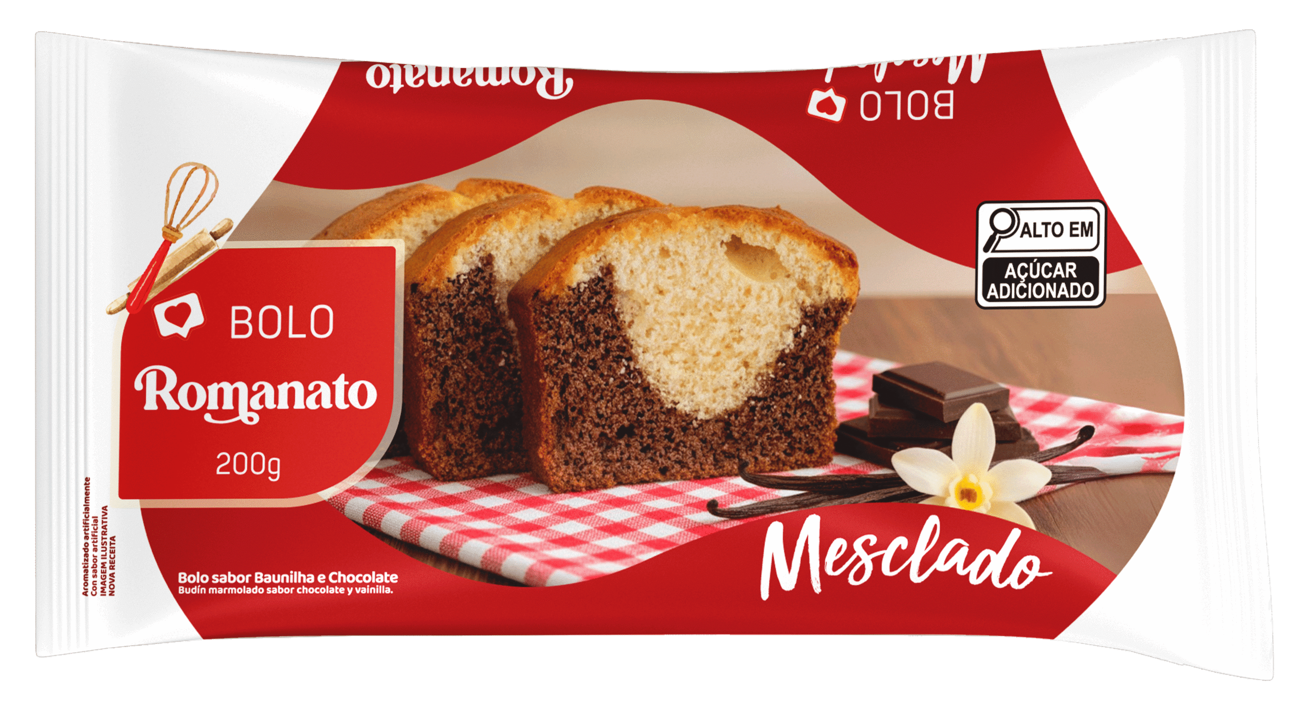 Bolo Mesclado 200g