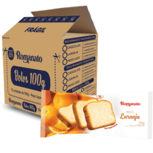 Caixa de Bolo de Laranja 100g