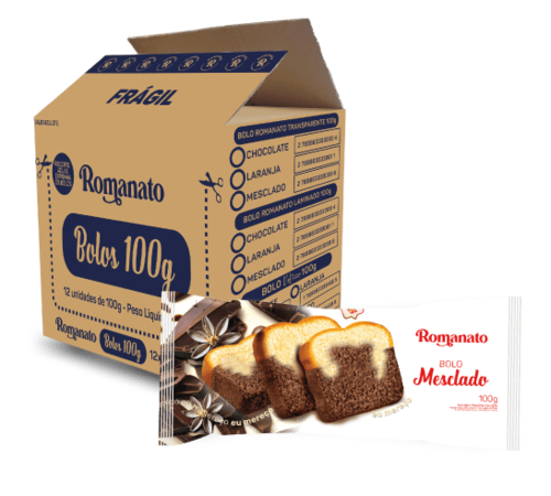 Caixa de Bolo Mesclado 100g