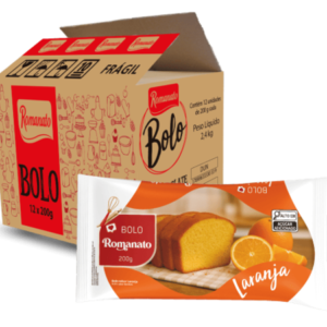 Caixa de Bolo de Laranja 200g
