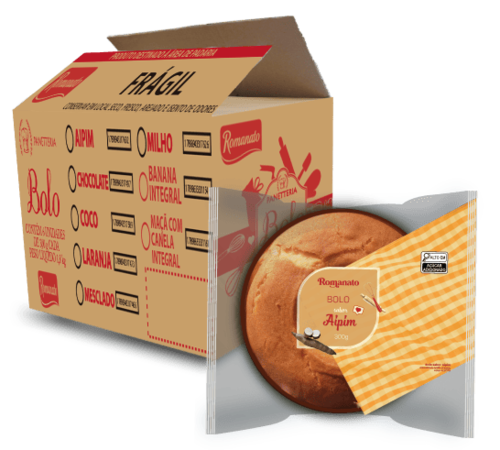 Caixa de Bolo Aipim 300g