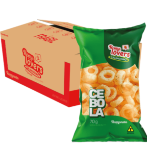 Caixa de Salgadinho de Cebola 70g