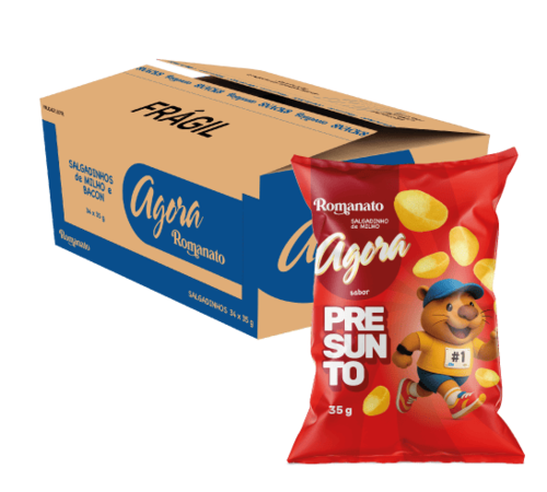 Caixa de Salgadinho de Presunto 35g