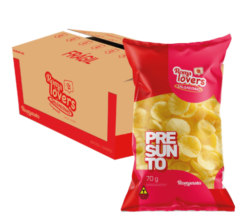 Caixa de Salgadinho de Presunto 70g