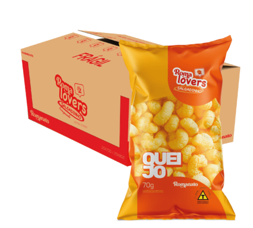 Caixa de Salgadinho de Queijo 70g