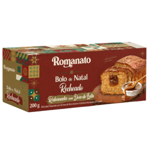 Bolo de Natal Rabanada com Doce de Leite 200g