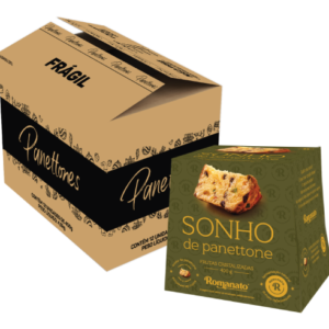 Sonho de Panettone Caixa c/12 Unidades de 400g | Romanato