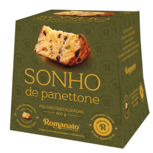 Sonho de Panettone Frutas Cristalizadas 400g | Romanato