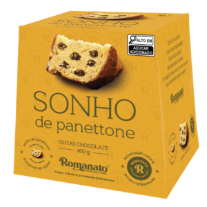 Sonho de Panettone Gotas Chocolate 400g | Romanato